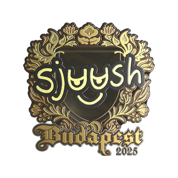 Sticker | sjuush (Gold) | Budapest 2025