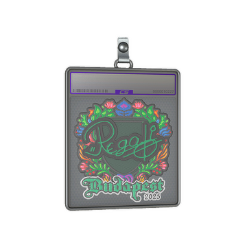 Sticker Slab | regali (Embroidered) | Budapest 2025