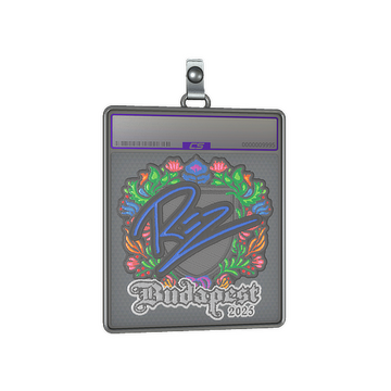 Sticker Slab | REZ (Embroidered) | Budapest 2025