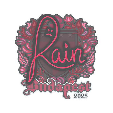 Sticker | rain | Budapest 2025