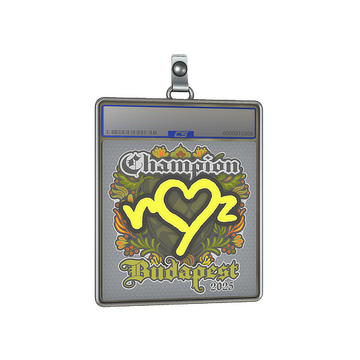 Sticker Slab | ropz (Champion) | Budapest 2025