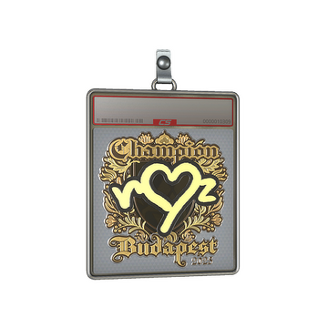 Sticker Slab | ropz (Gold, Champion) | Budapest 2025