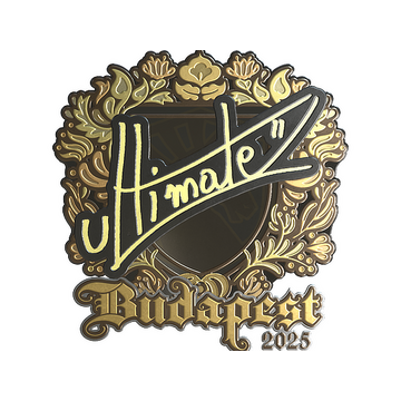 Sticker | ultimate (Gold) | Budapest 2025