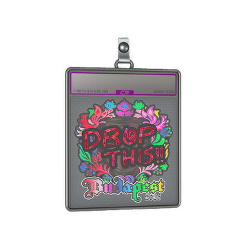 Sticker Slab | drop (Holo) | Budapest 2025