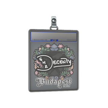 Sticker Slab | decenty | Budapest 2025