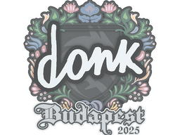 Sticker | donk | Budapest 2025