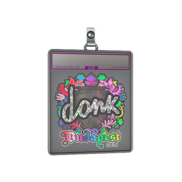 Sticker Slab | donk (Holo) | Budapest 2025