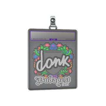 Sticker Slab | donk (Embroidered) | Budapest 2025