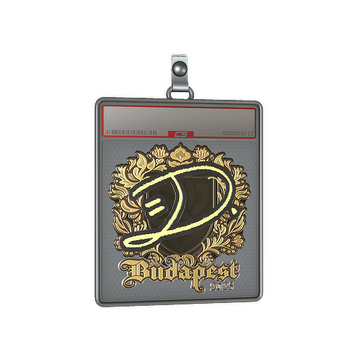 Sticker Slab | dumau (Gold) | Budapest 2025