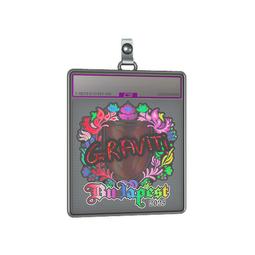 Sticker Slab | Graviti (Holo) | Budapest 2025