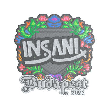 Sticker | insani (Embroidered) | Budapest 2025