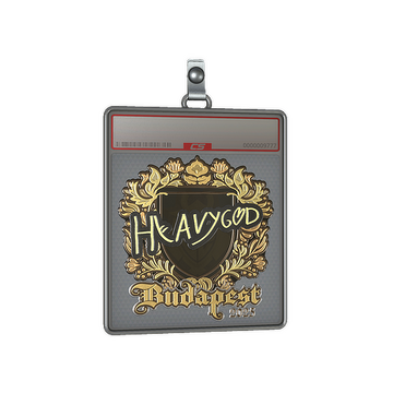 Sticker Slab | Heavygod (Gold) | Budapest 2025