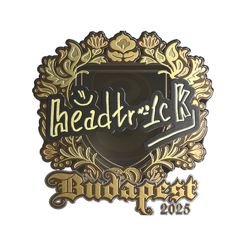Sticker | headtr1ck (Gold) | Budapest 2025