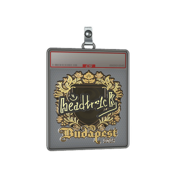 Sticker Slab | headtr1ck (Gold) | Budapest 2025