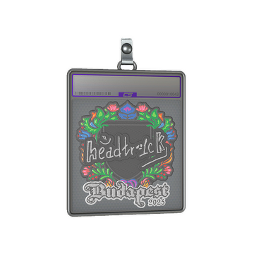 Sticker Slab | headtr1ck (Embroidered) | Budapest 2025