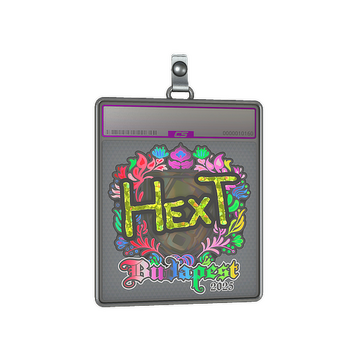 Sticker Slab | HexT (Holo) | Budapest 2025