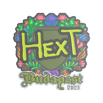 Sticker | HexT (Embroidered) | Budapest 2025