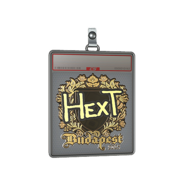 Sticker Slab | HexT (Gold) | Budapest 2025
