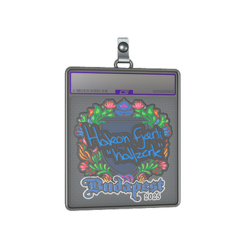 Sticker Slab | hallzerk (Embroidered) | Budapest 2025