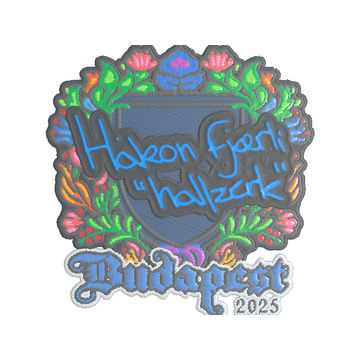 Sticker | hallzerk (Embroidered) | Budapest 2025