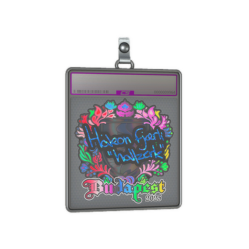 Sticker Slab | hallzerk (Holo) | Budapest 2025