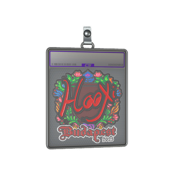 Sticker Slab | HooXi (Embroidered) | Budapest 2025