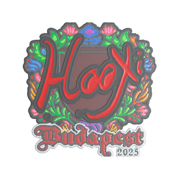 Sticker | HooXi (Embroidered) | Budapest 2025