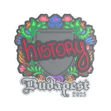 Sticker | History (Embroidered) | Budapest 2025