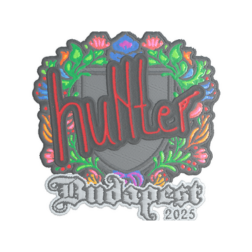 Sticker | huNter- (Embroidered) | Budapest 2025