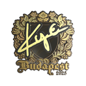 Sticker | kye (Gold) | Budapest 2025