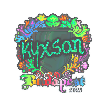 Sticker | kyxsan (Holo) | Budapest 2025
