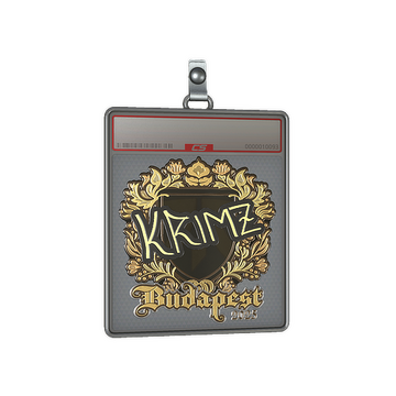 Sticker Slab | KRIMZ (Gold) | Budapest 2025