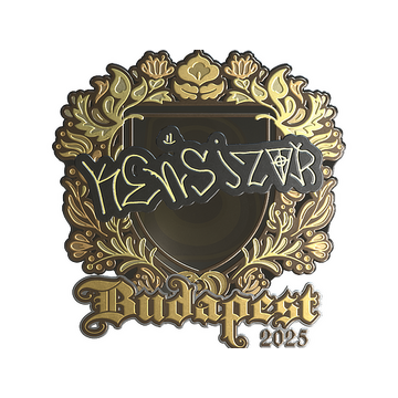 Sticker | kensizor (Gold) | Budapest 2025