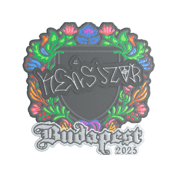 Sticker | kensizor (Embroidered) | Budapest 2025