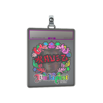 Sticker Slab | kauez (Holo) | Budapest 2025