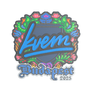 Sticker | Kvem (Embroidered) | Budapest 2025