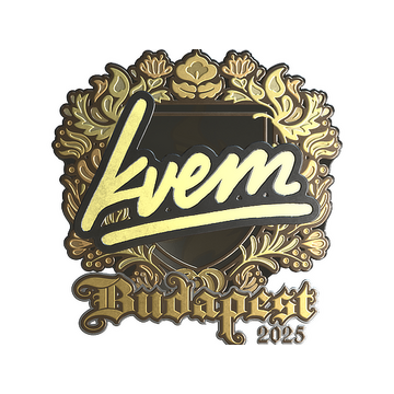 Sticker | Kvem (Gold) | Budapest 2025