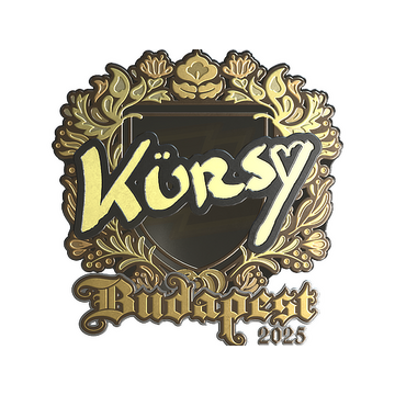 Sticker | Kursy (Gold) | Budapest 2025