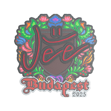 Sticker | Jee (Embroidered) | Budapest 2025