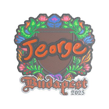 Sticker | jeorge (Embroidered) | Budapest 2025