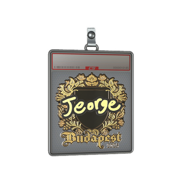 Sticker Slab | jeorge (Gold) | Budapest 2025