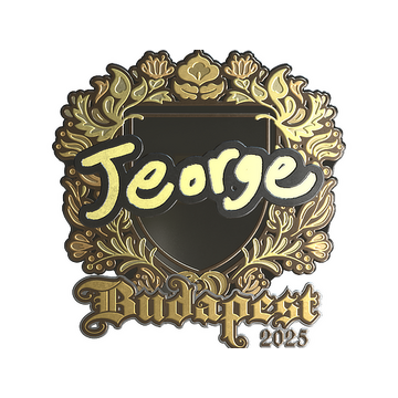 Sticker | jeorge (Gold) | Budapest 2025