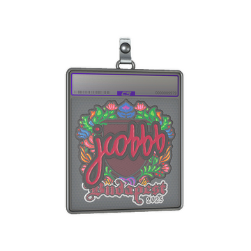 Sticker Slab | jcobbb (Embroidered) | Budapest 2025