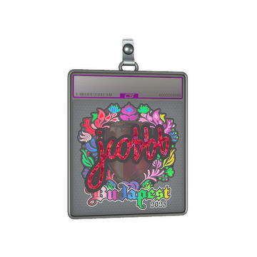 Sticker Slab | jcobbb (Holo) | Budapest 2025