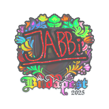 Sticker | jabbi (Holo) | Budapest 2025