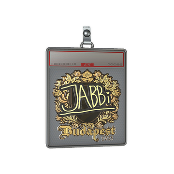 Sticker Slab | jabbi (Gold) | Budapest 2025