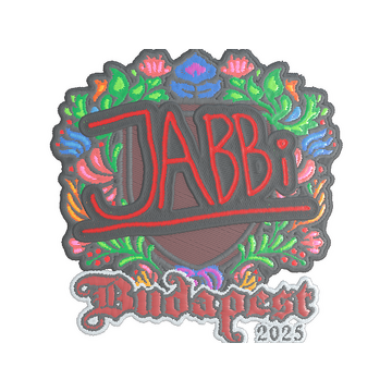 Sticker | jabbi (Embroidered) | Budapest 2025