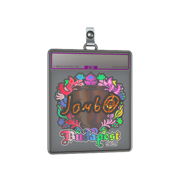 Sticker Slab | jambo (Holo) | Budapest 2025