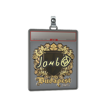 Sticker Slab | jambo (Gold) | Budapest 2025