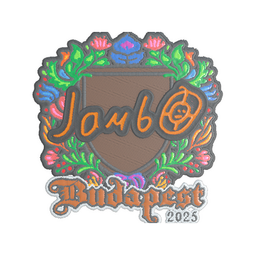 Sticker | jambo (Embroidered) | Budapest 2025